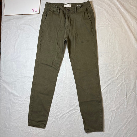 DL1961 Pants - DL1961 Women Olive‎ Green Slouchy Skinny Pants Size 24 (Typical Size 00)